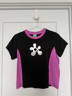 Kids Black & Purple Graphic Tee